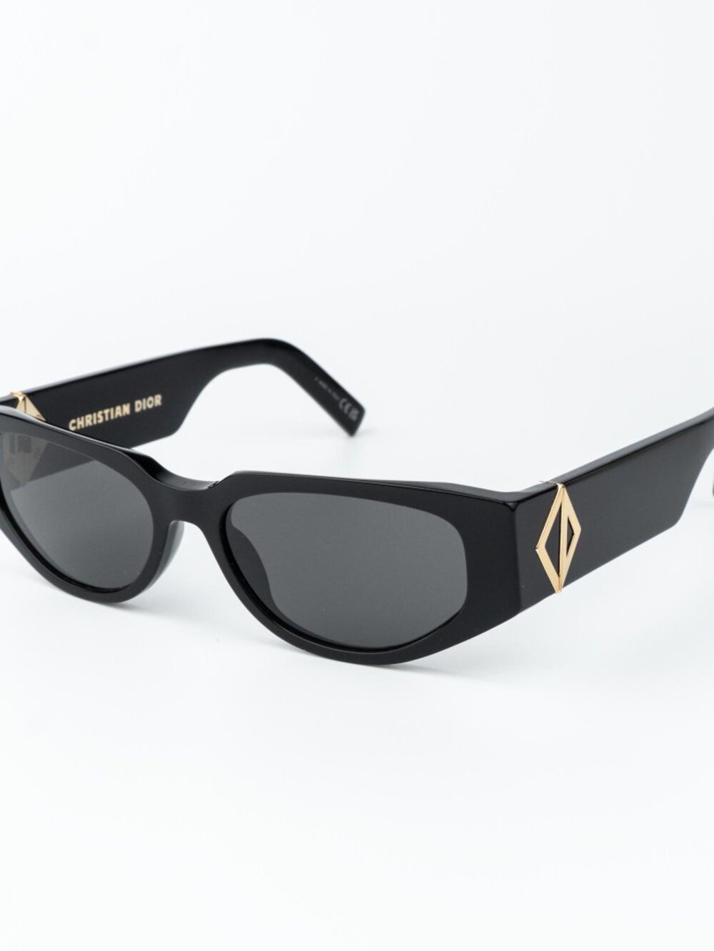Dior Men Sunglasses Black Grey Cat Eye CD DIAMOND S7I 10A0 NEW AUTHENTIC - Picture 3 of 13